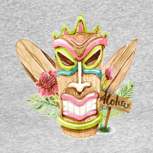 Aloha Hawaiian Tiki by bluerockproducts